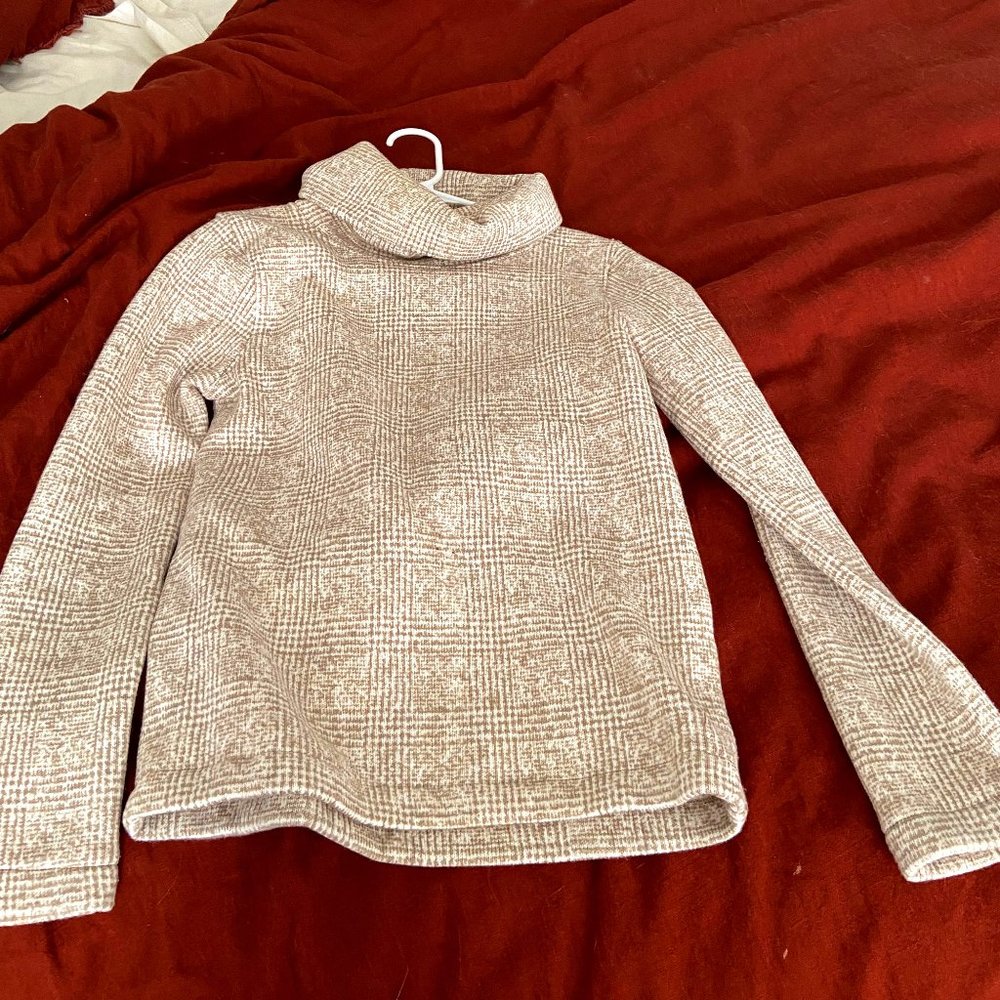 Fleece Turtleneck Sweater